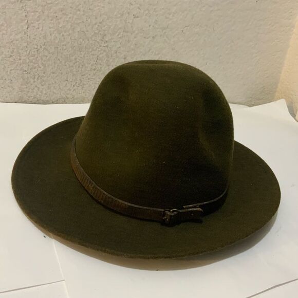 Resistol Fedora Hat self conforming crushable Green brown - Picture 1 of 9